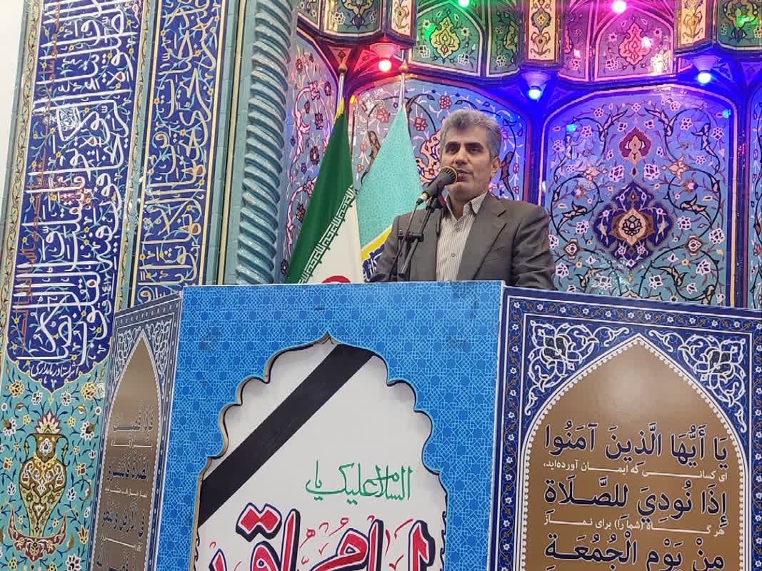 سخنرانی رییس سازمان جهاد کشاورزی گیلان پیش از خطبه های نماز جمعه رشت 